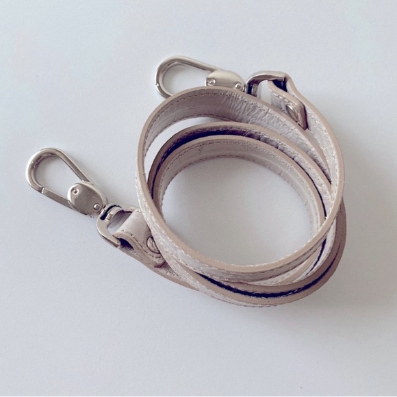 Claudia Firenze CROC EMBOSSED LARGE LEATHER TOTE BAG SATCHEL OFFICE TRAVEL Beige - Picture 4 of 13